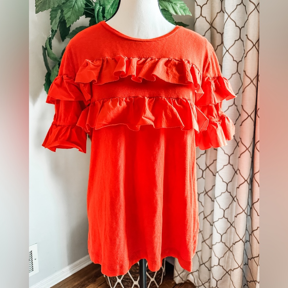 Tory Burch Ruffled Top - Picture 3 of 5